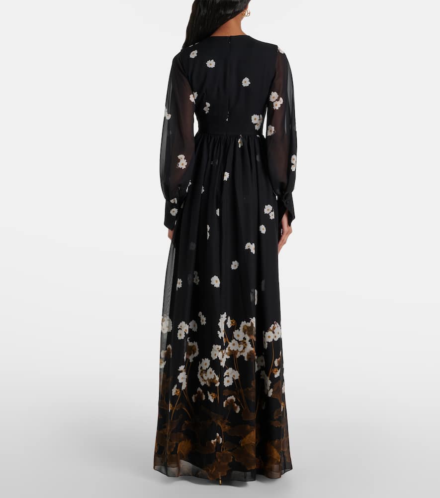 Silk gown