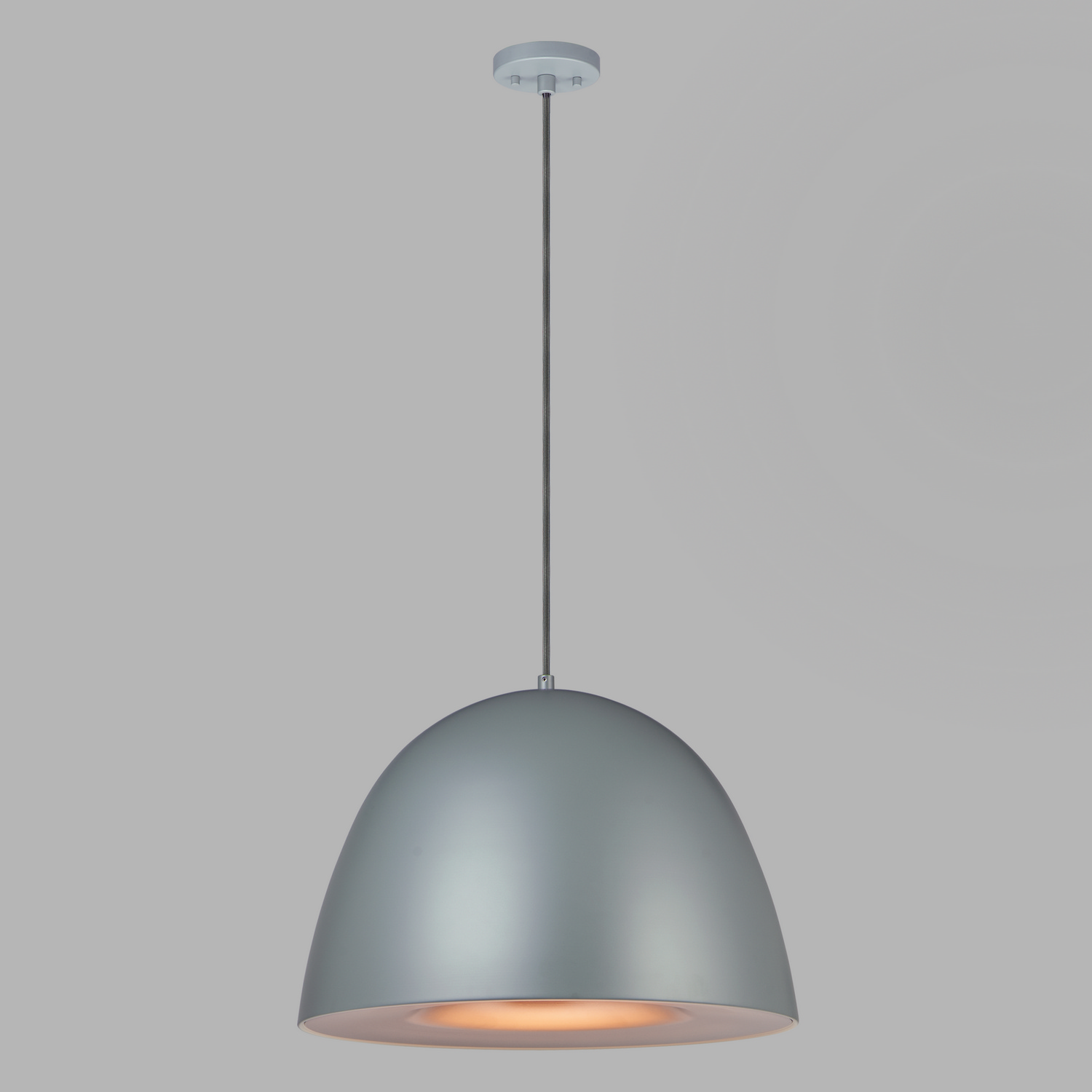 Fungo 1-Light LED Pendant in Dark Grey with Coffee