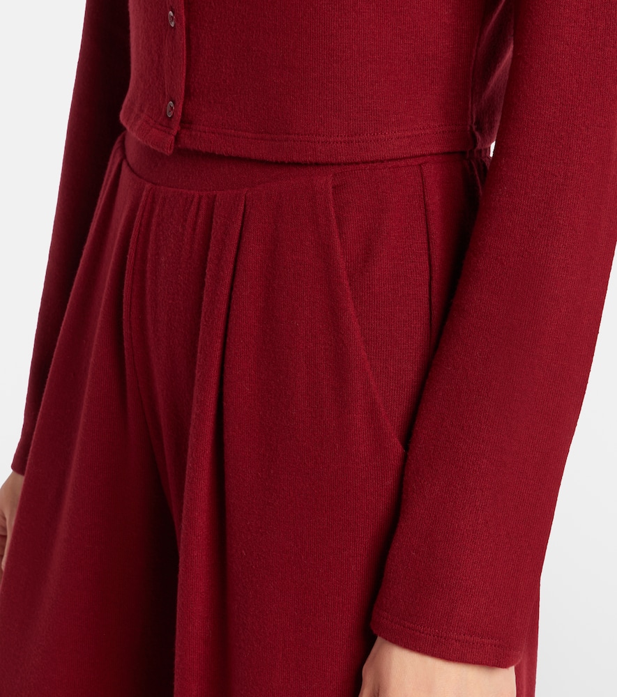 Lauren cropped jersey cardigan