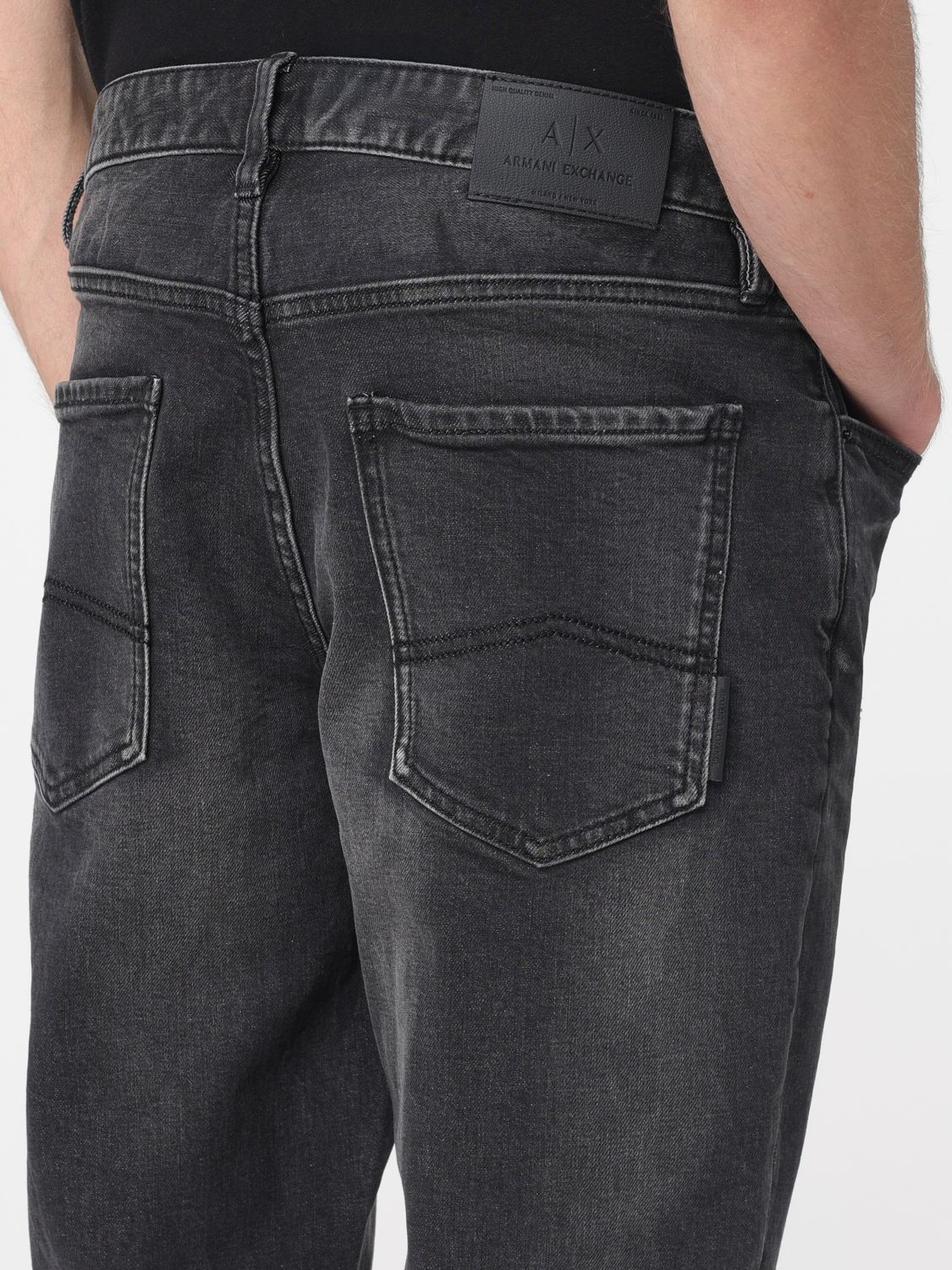 Jeans Men color Grey