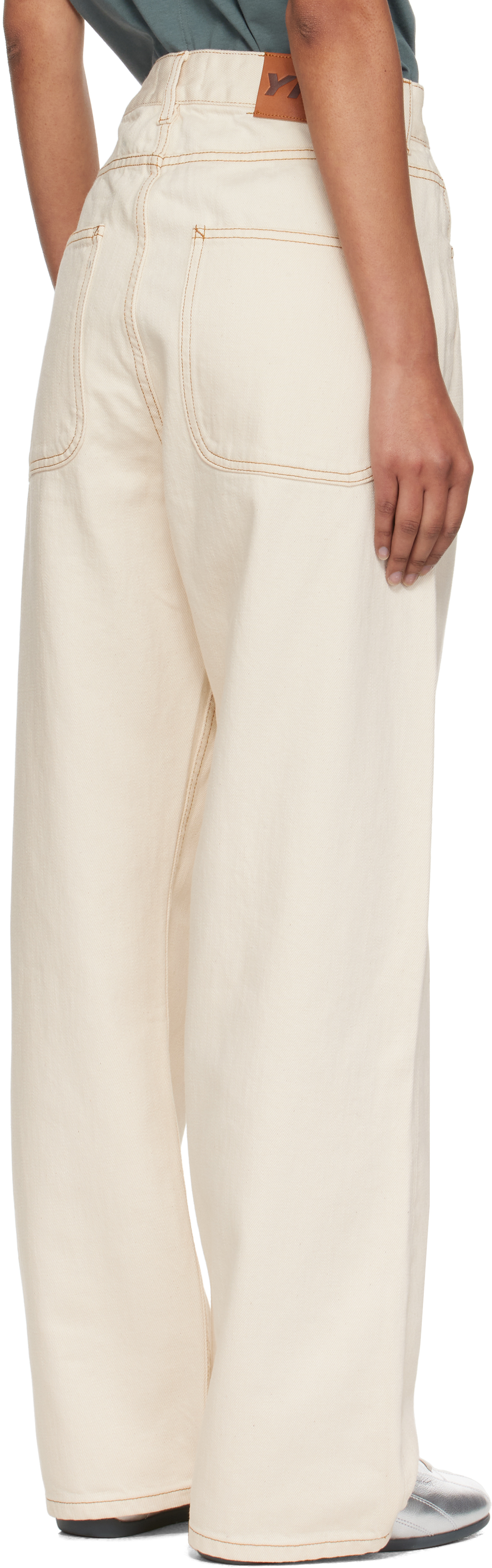 Beige Earth Silver Jeans