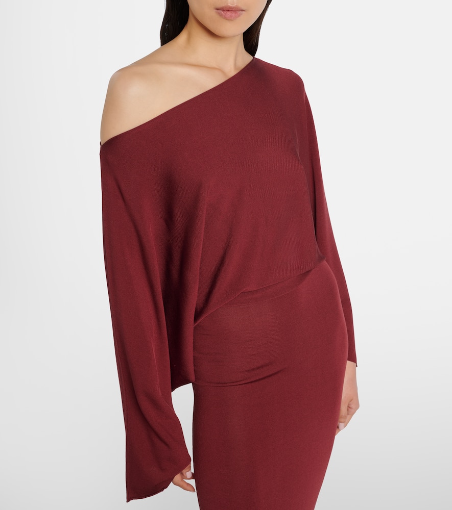 One-shoulder maxi dress