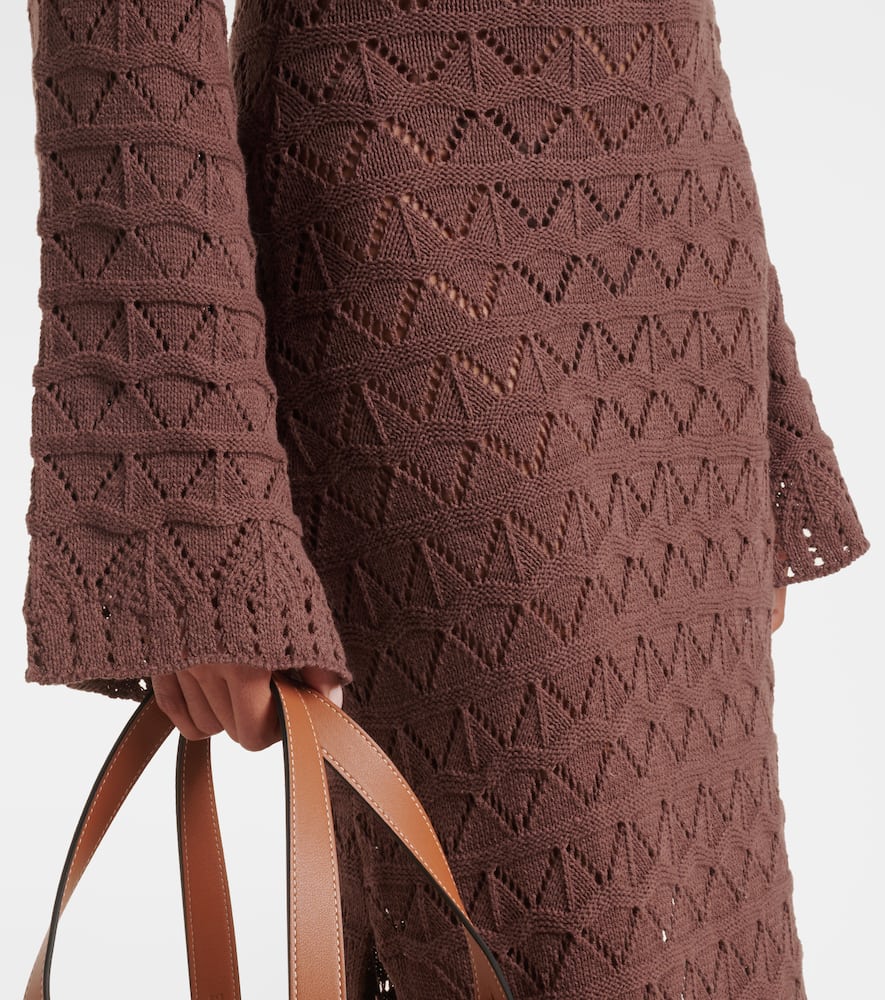 Rey crochet cotton-blend maxi dress