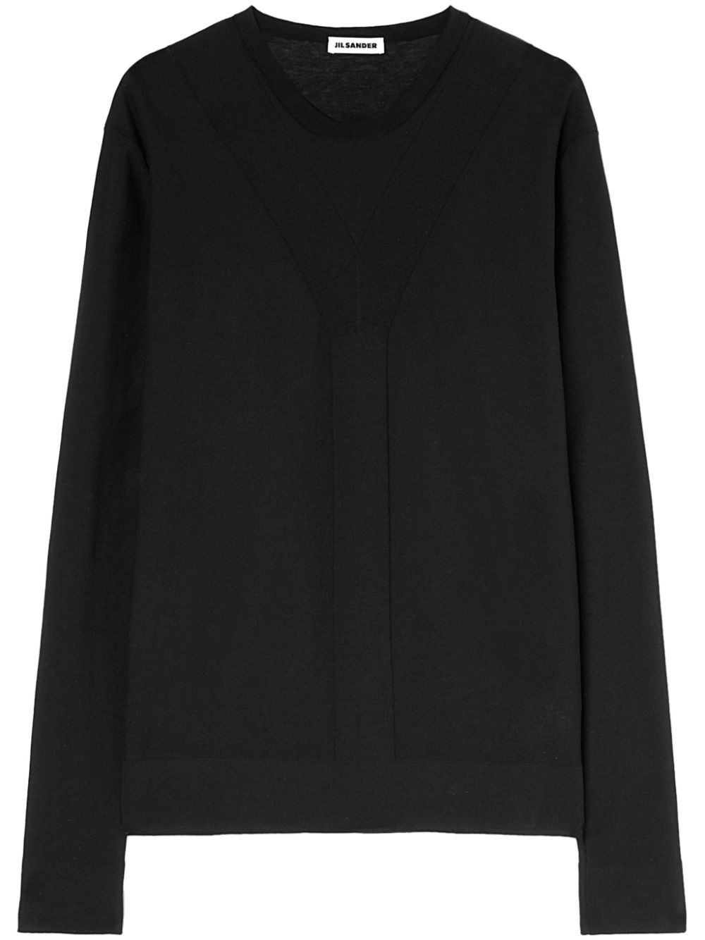 Crew-neck jumper - Black