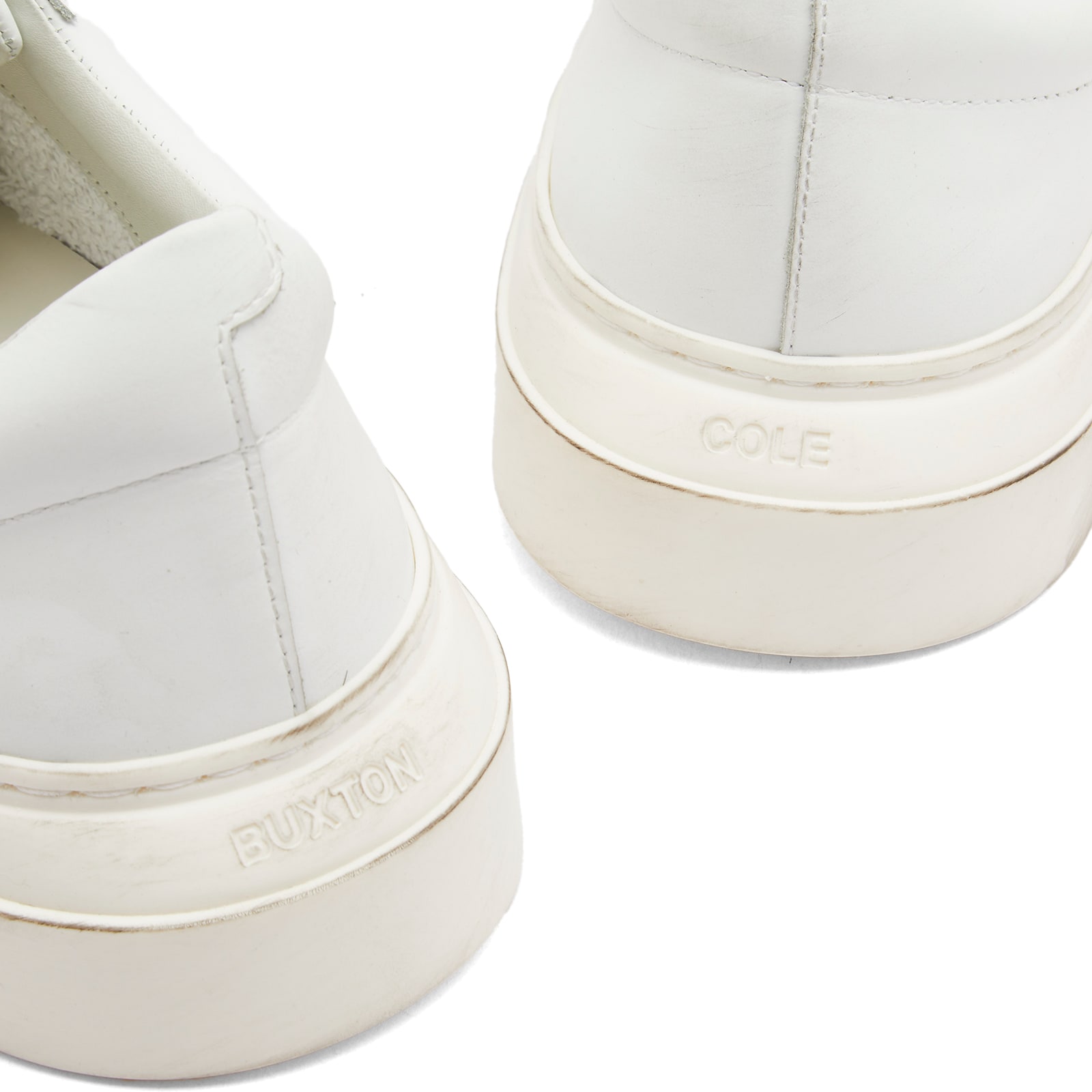 Cole Buxton Men's CB Logo Sneaker in White