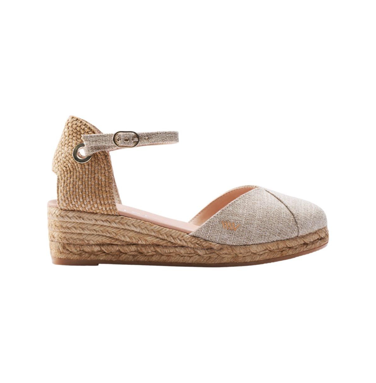 Pubol Limited Edition Canvas Espadrille Wedges - Multicolor