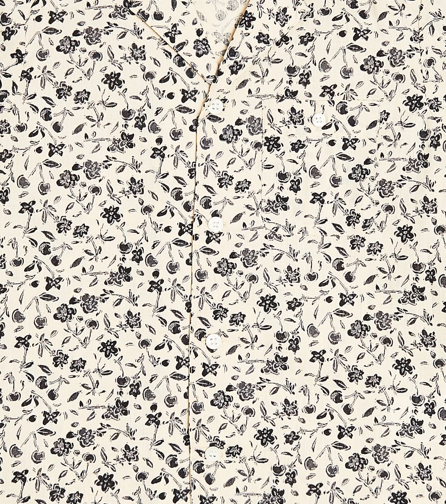 Bonpoint Steve floral cotton shirt