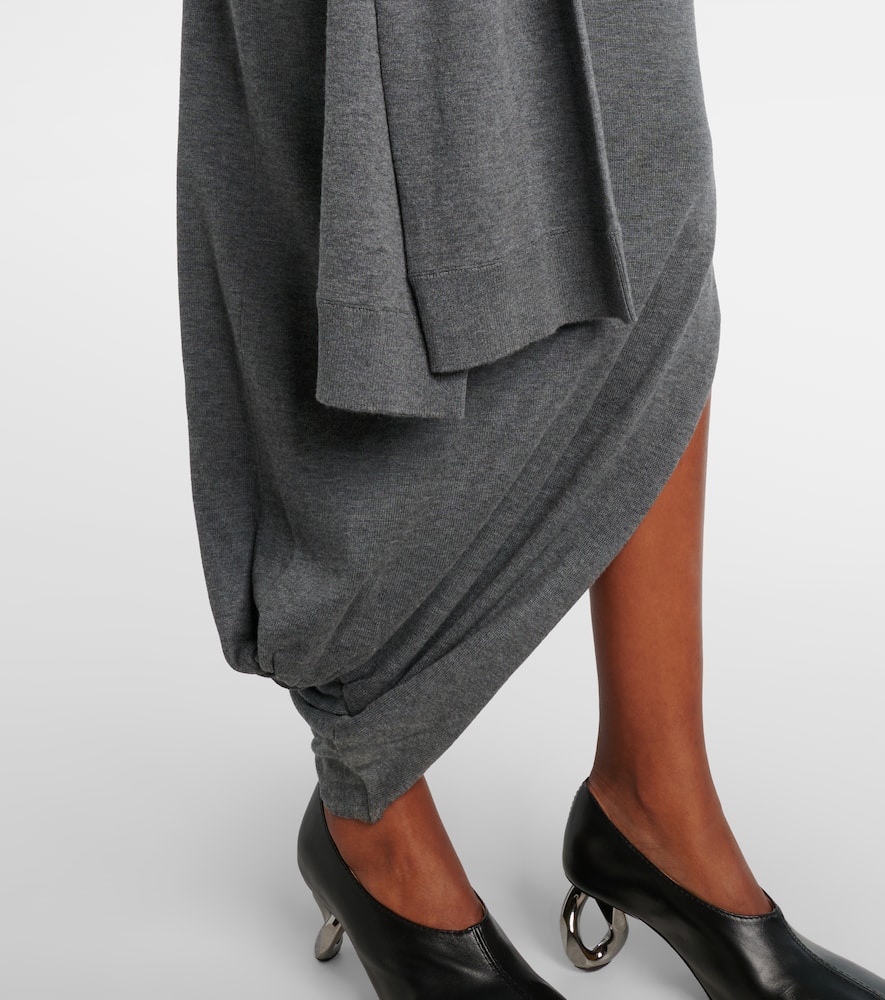Draped dress