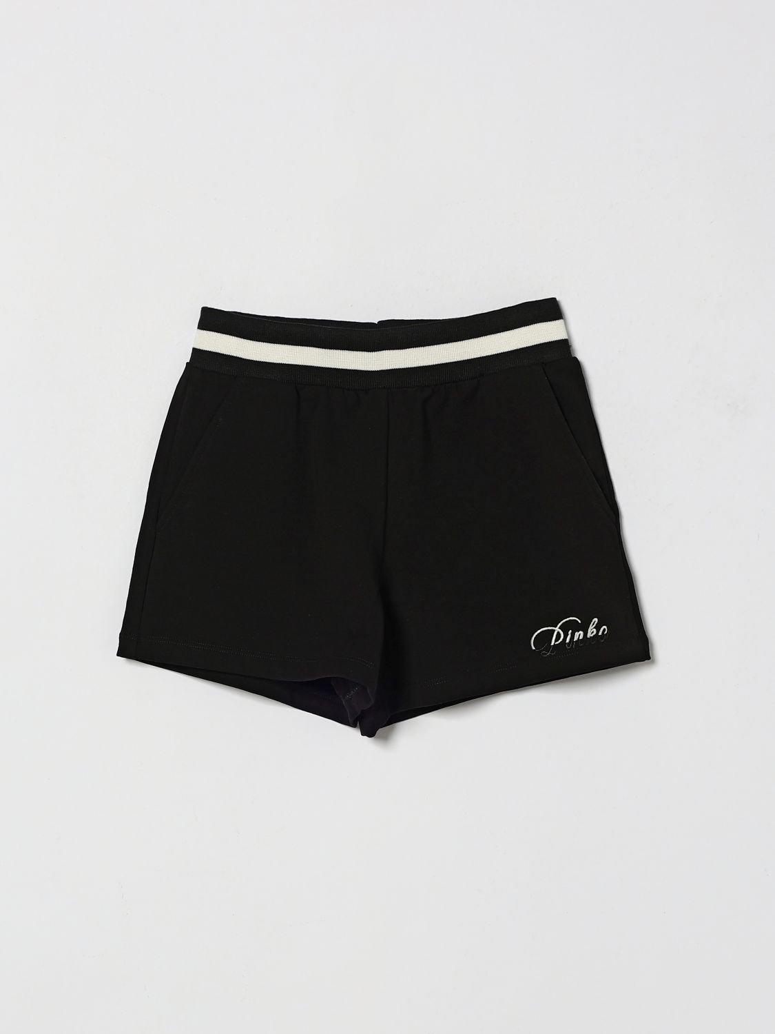 Girl's Jersey Shorts with Elasticated Waistband and Logo