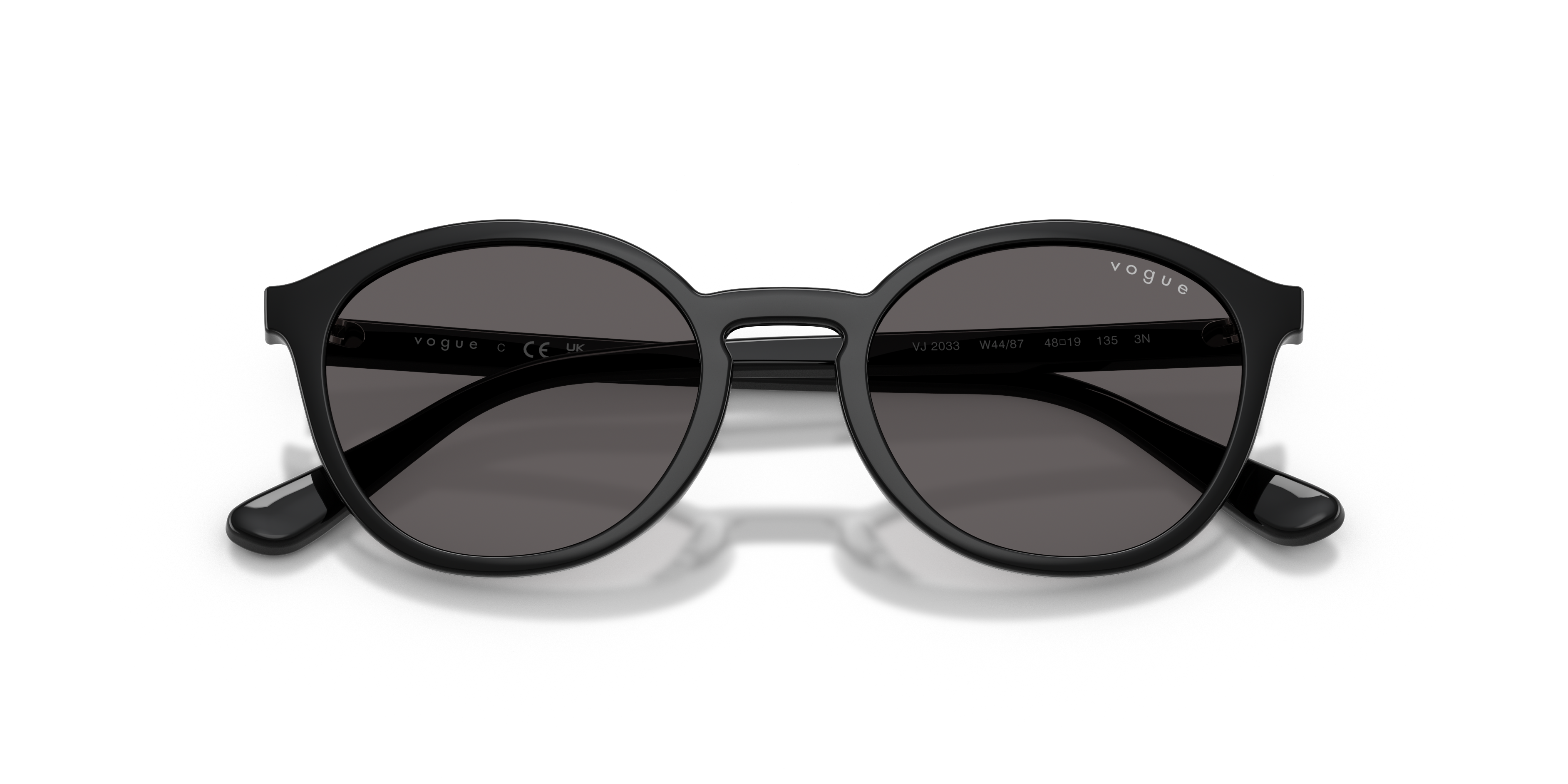 VOGUE EYEWEAR Kid VOGUE EYEWEAR VJ2033 W44/87 Sunglasses Nylon Black Grey Pantos Norma