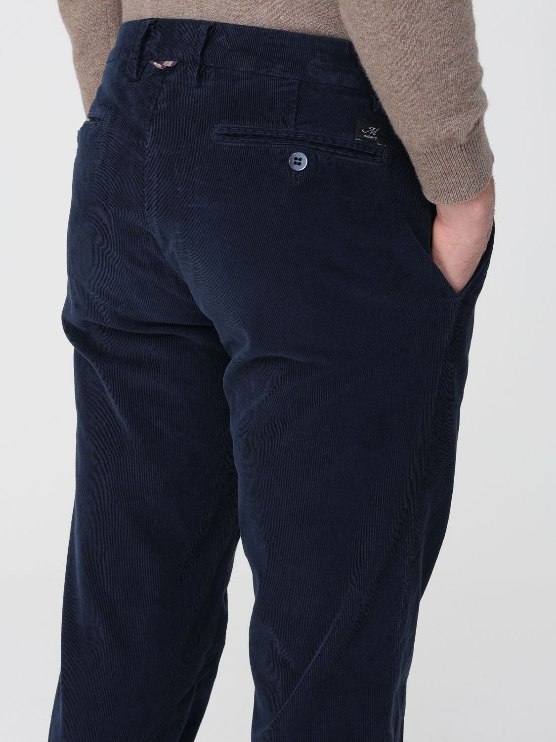 Pants Men color Blue