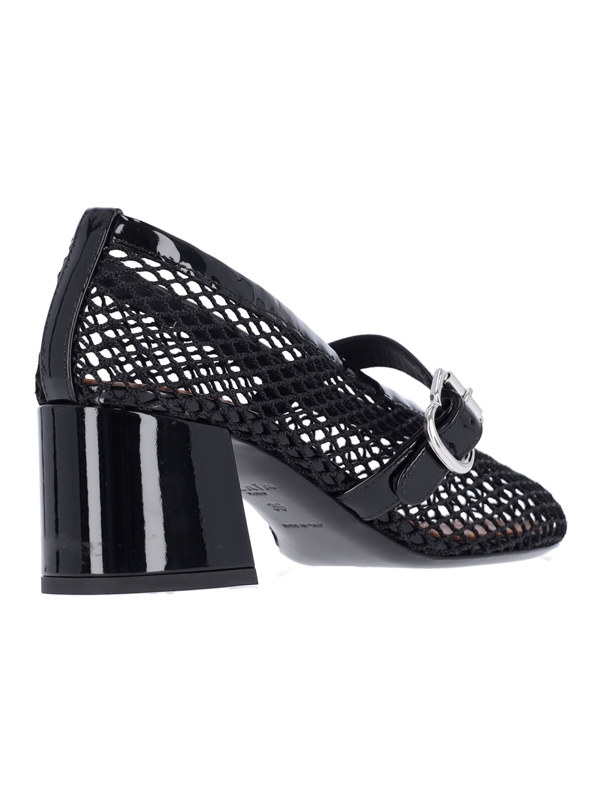 Mary-Jane Mesh Pumps