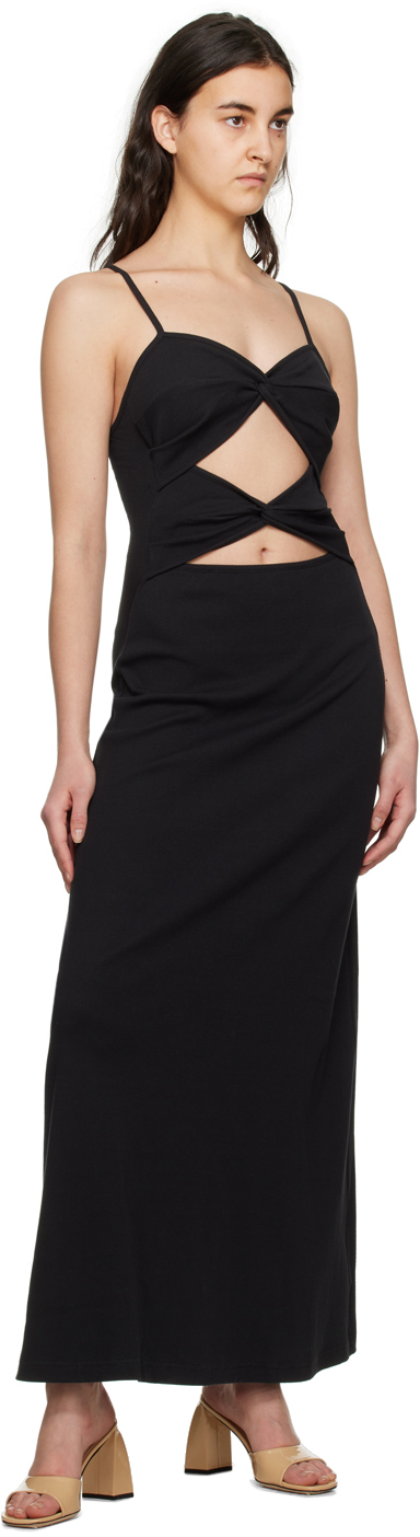 Black Natalia Maxi Dress
