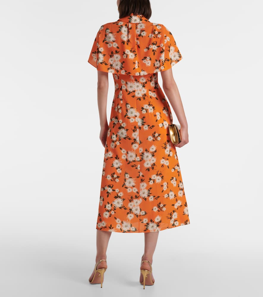 Florencia floral crêpe georgette shirtdress