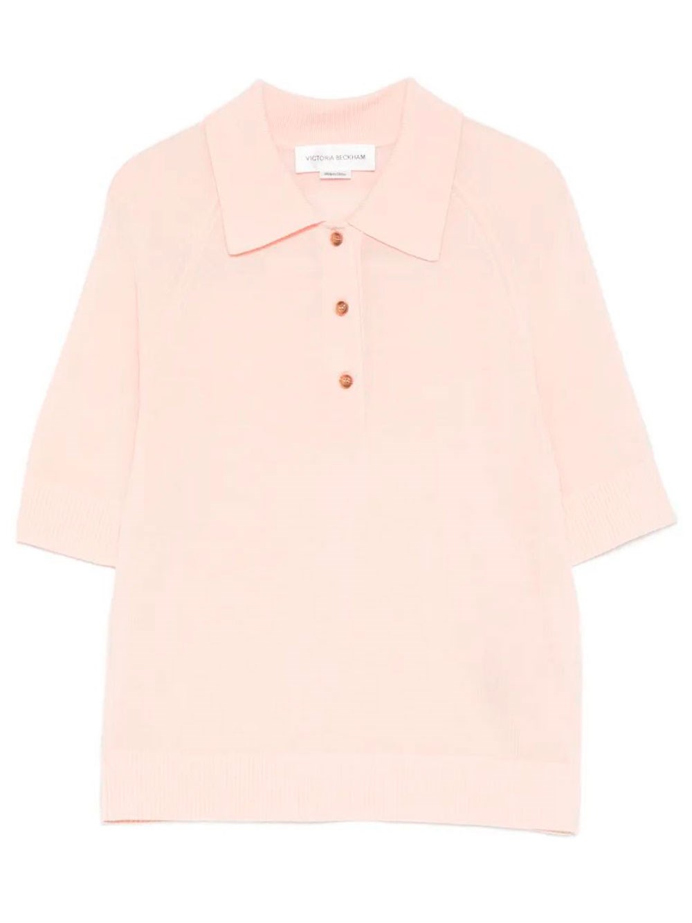 Lightweight Fine Guage Knitted Polo Top
