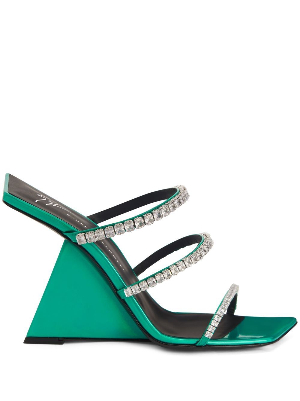 Clarence 105mm sandals - Green