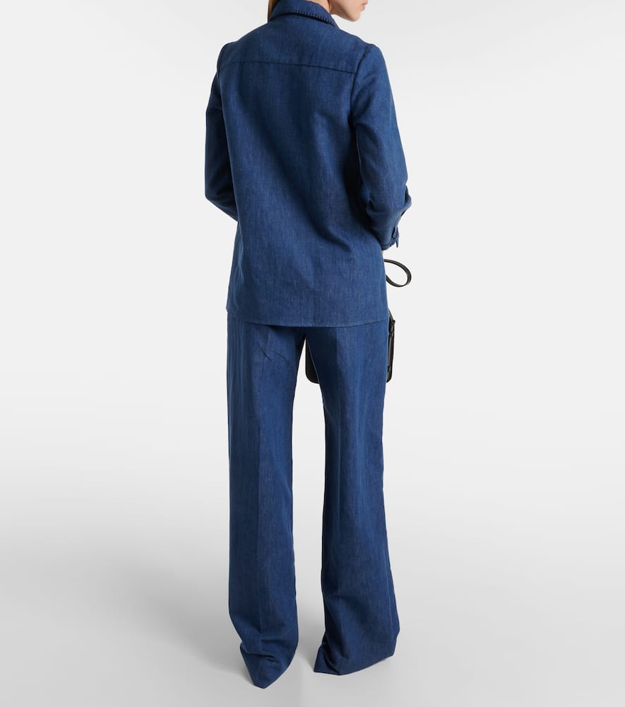 Cruz cotton and linen shirt
