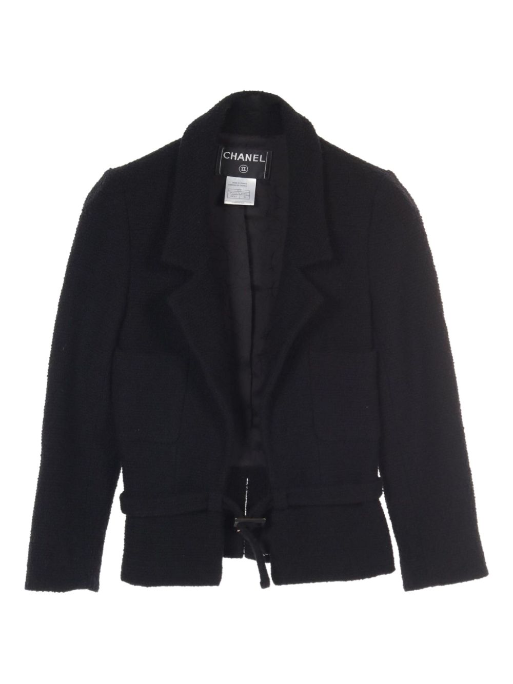 1986-1988 belted jacket - Black
