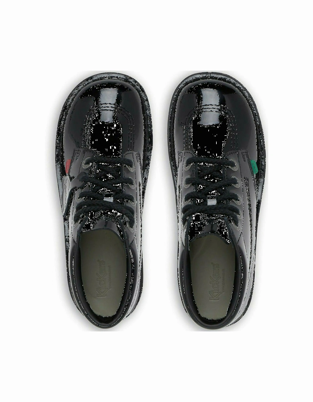 Kickers Kick Hi Core Black Patent