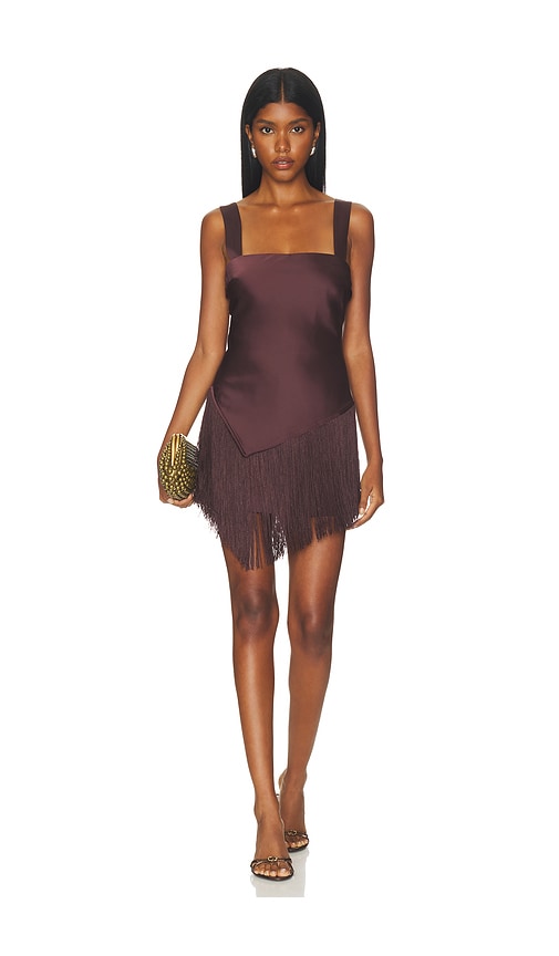 Amanda Uprichard Shelly Romper in Brown. - S also in