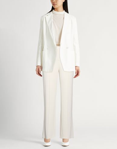 Woman Pants Off white Size M Viscose, Elastane