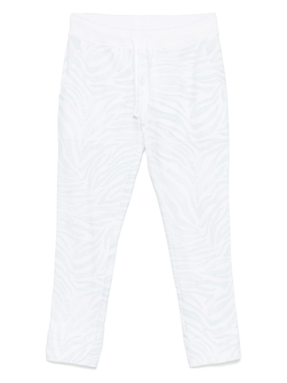 Cotton-blend pants - White