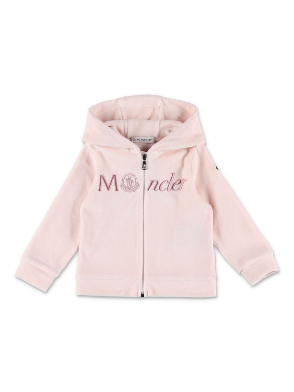 Logo-embroidered fleece tracksuit - Pink