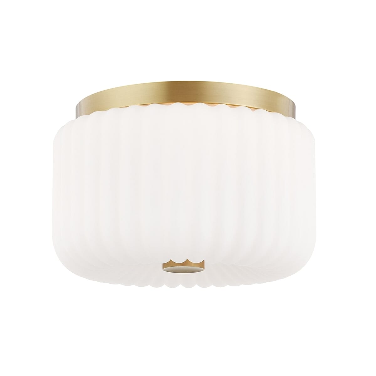 Mitzi Lydia 2-Light Ceiling Light in Aged Bra
