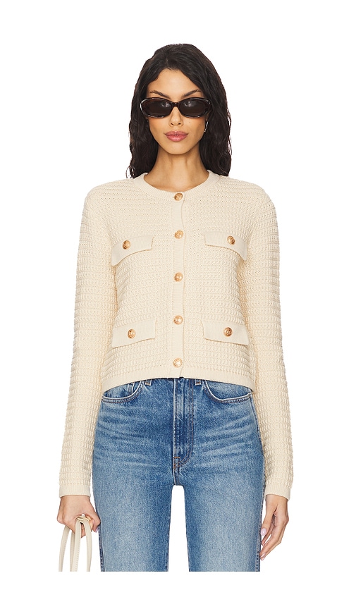 BLANKNYC Slow Start Cardigan in Cream Combo. M also in
