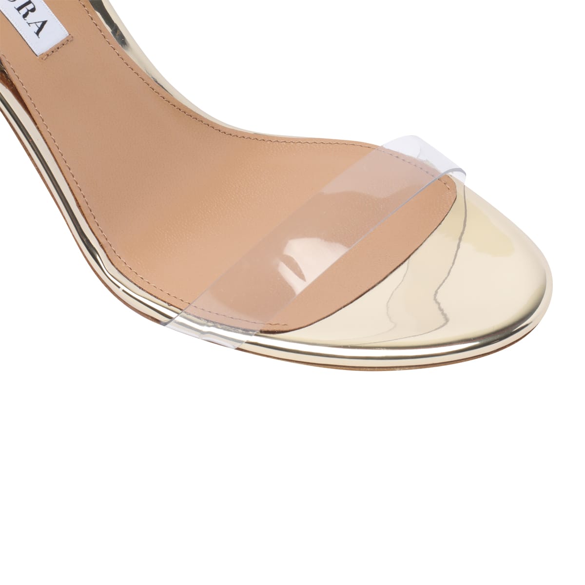 So Nude Plexi Sandals