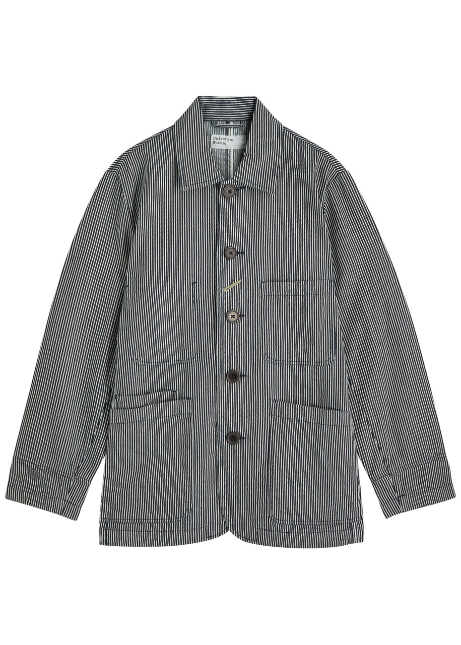 Hickory Striped Cotton Overshirt
