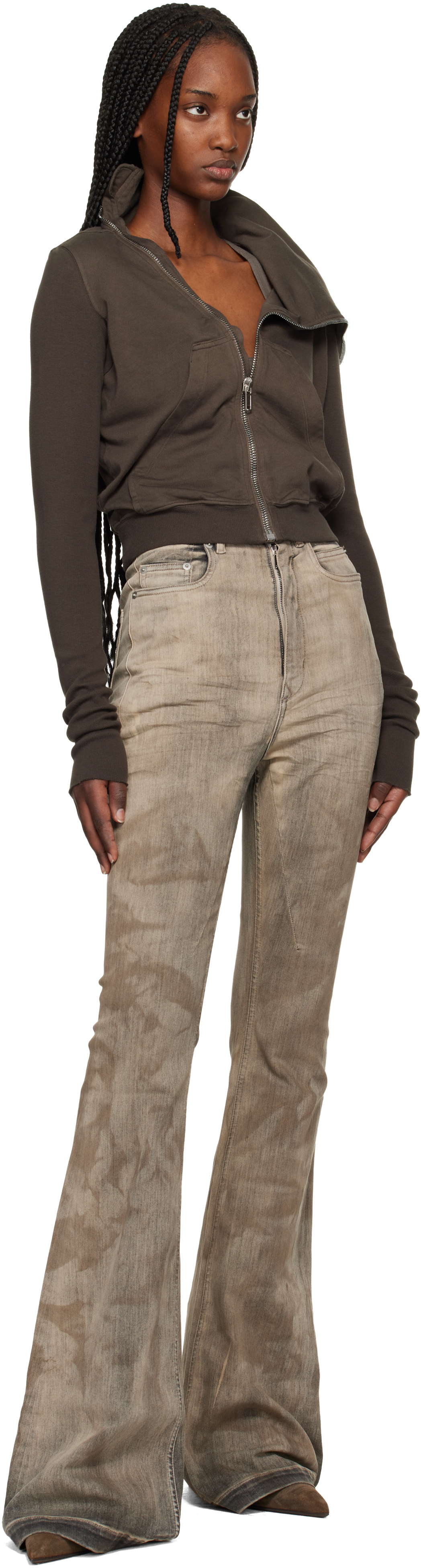 Brown Temple Mountain Sweatshirt