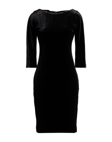 Woman Mini dress Black Size 6 Polyester, Elastane