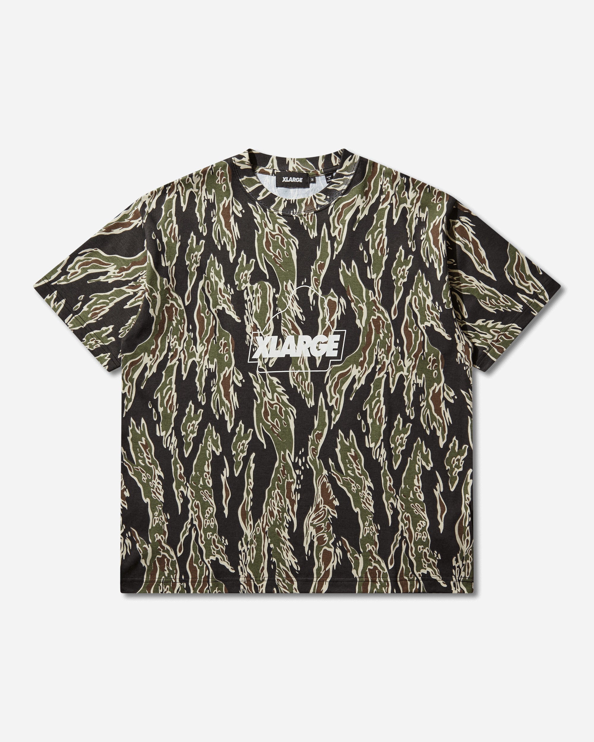 Men s Camo Urban Logo T-Shirt Olive