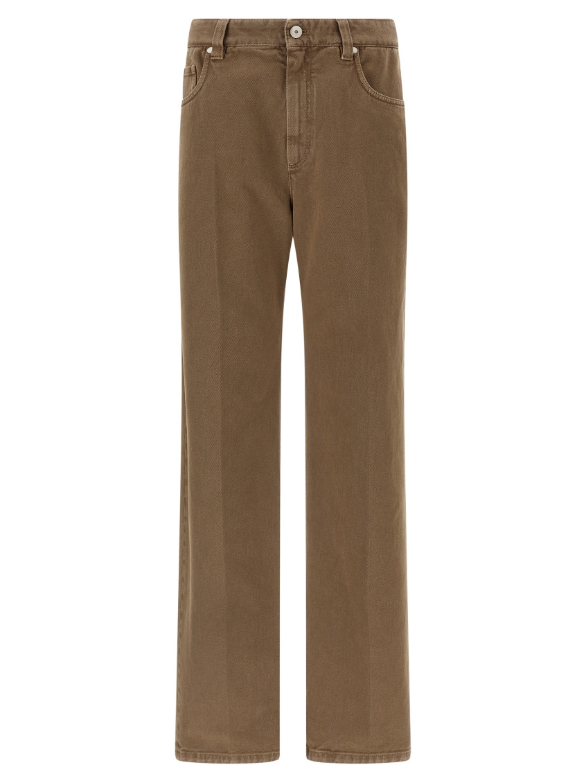 Denim Pants Beige