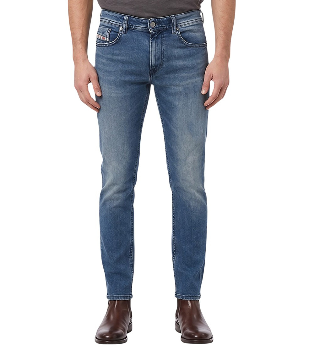 Blue Mid Rise Jeans
