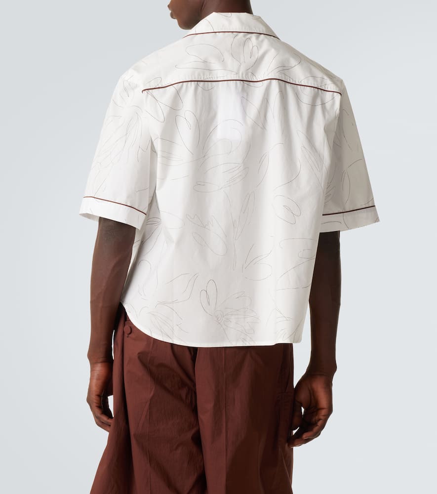 Printed cotton shirt