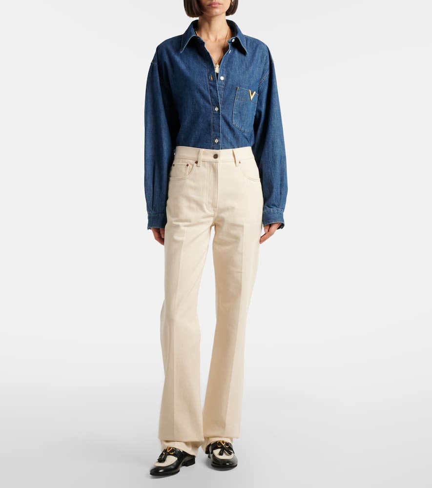 VGold straight jeans