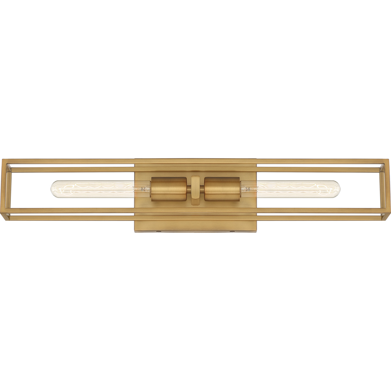 Leighton 2-Light Bathroom Vanity Light in Weathered Bra