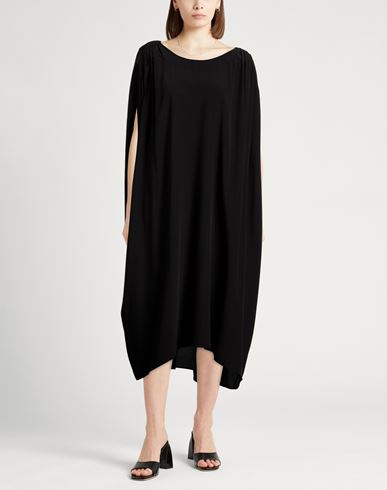 Woman Midi dress Black Size 6 Silk