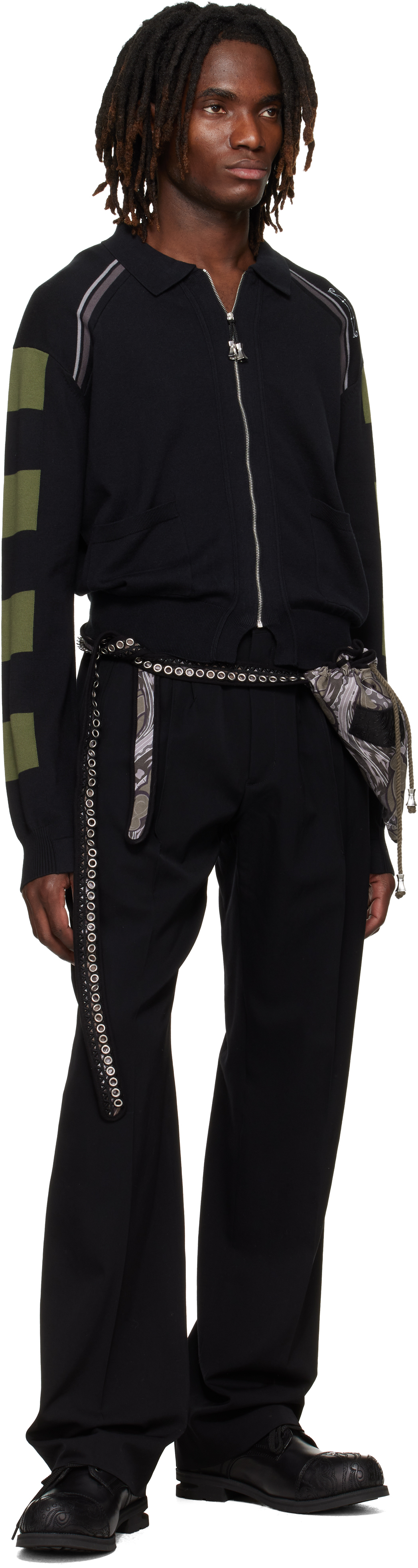 Black Csomor Trousers