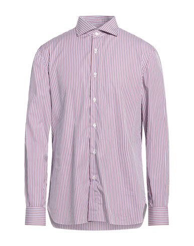 Man Shirt Burgundy Size 17 ½ Cotton