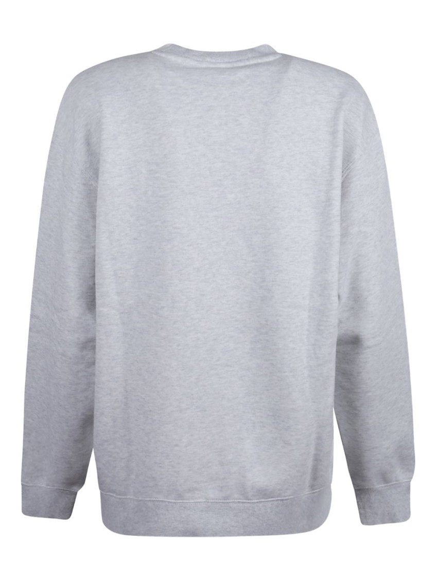 Grey Crew Neck Logo Sweatshirt