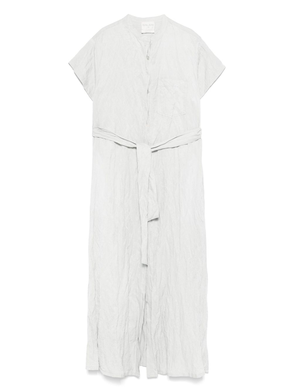 Forte Forte crinkle-finish midi dress - Grey