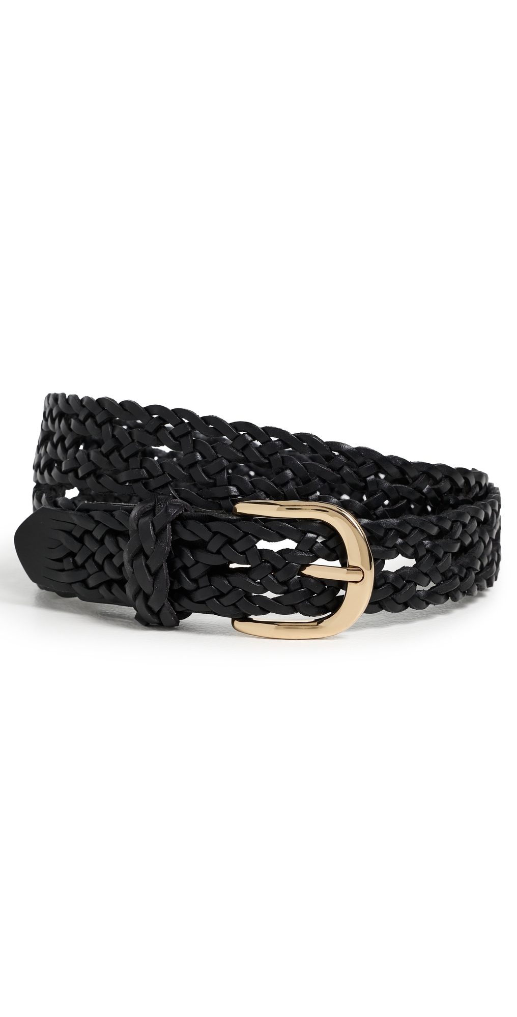 Open-Weave Wide Belt True Black XXL