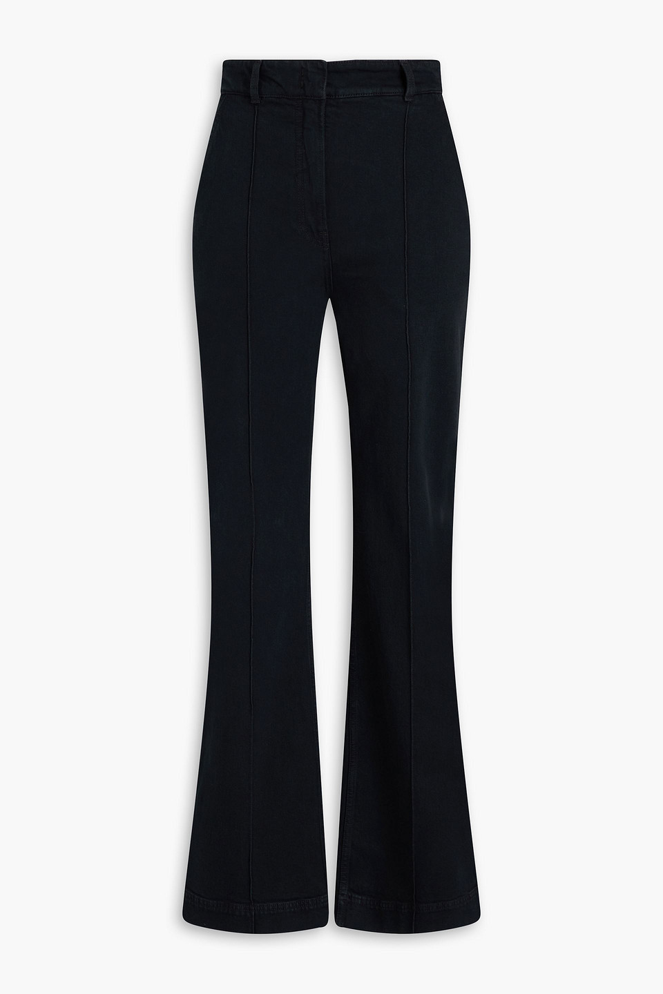 Another Tomorrow - High-rise straight-leg jeans - Black - IT 36