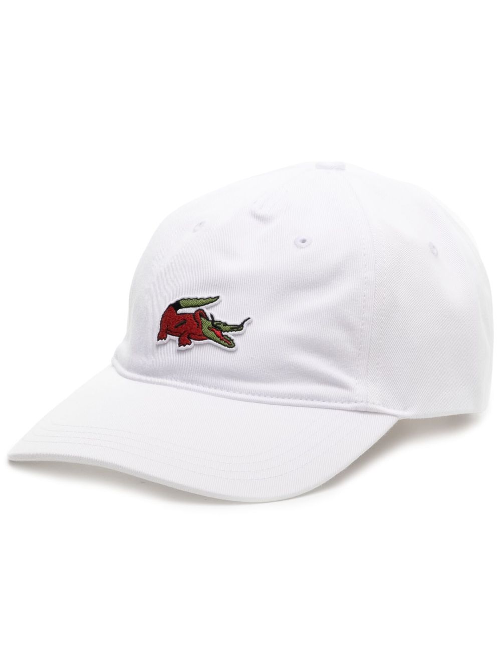 Logo-patch baseball cap - White