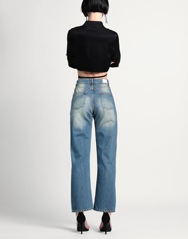 Woman Jeans Blue Size M Cotton