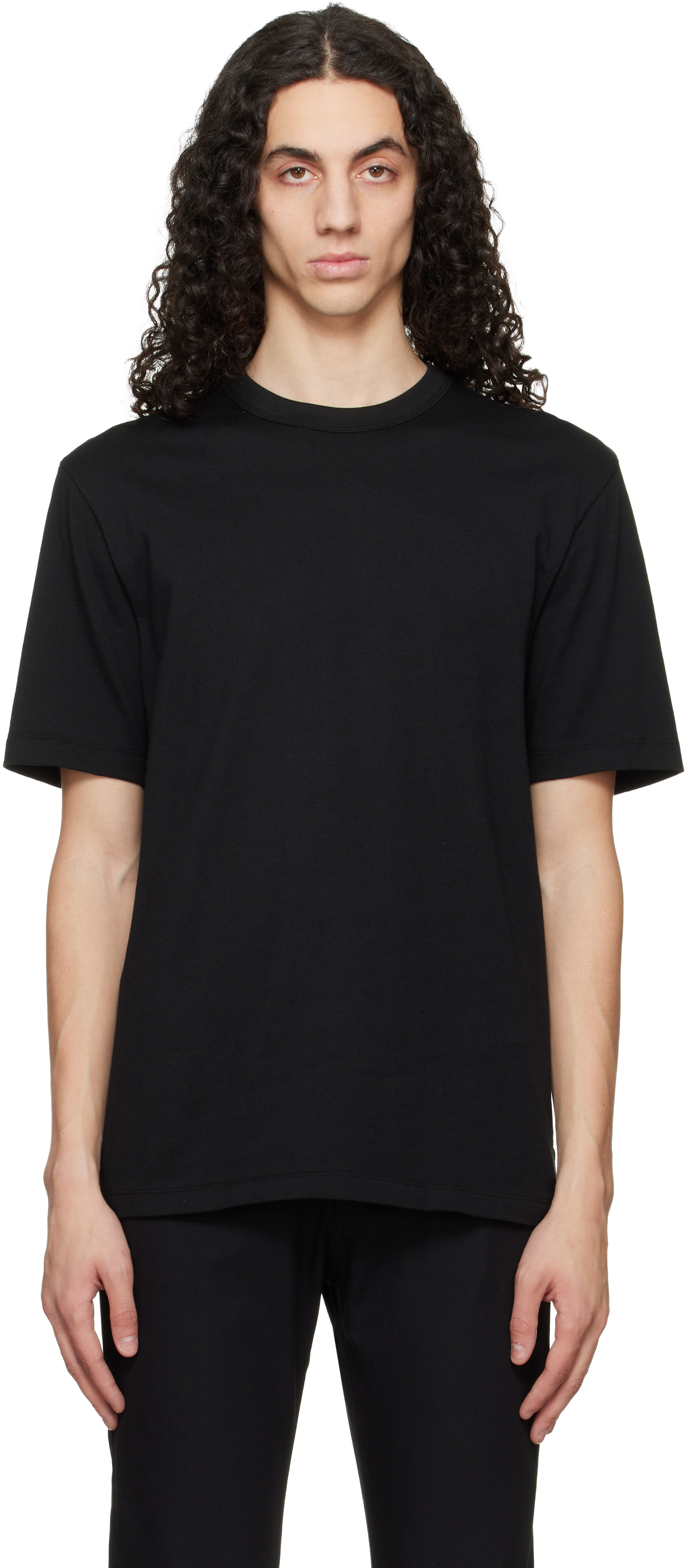 Three-Pack Multicolor Crew-Neck Cotton T-shirts