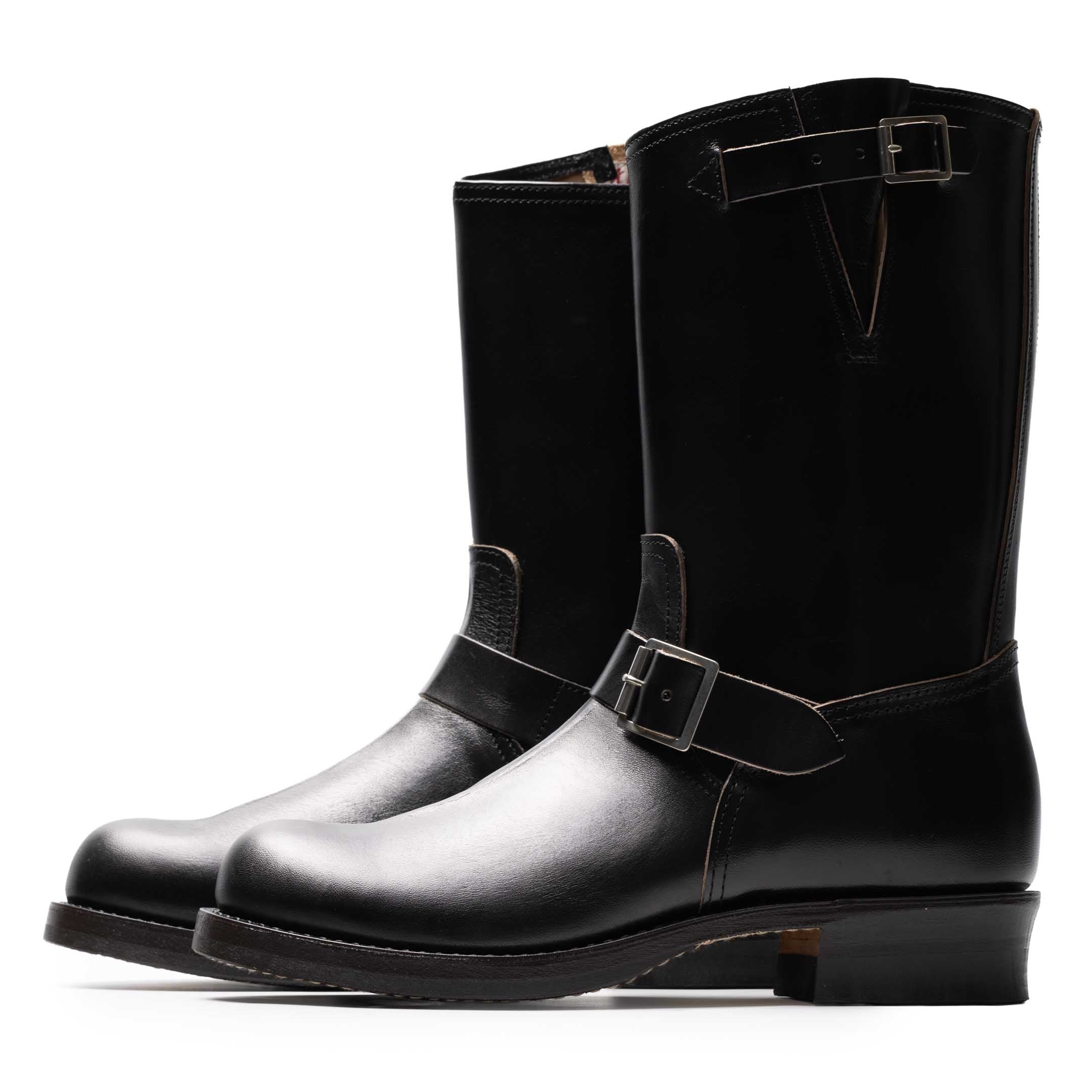Buco Engineer Boots Buttock Black